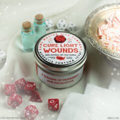 Cure Light Wounds Gaming Candle - 8oz